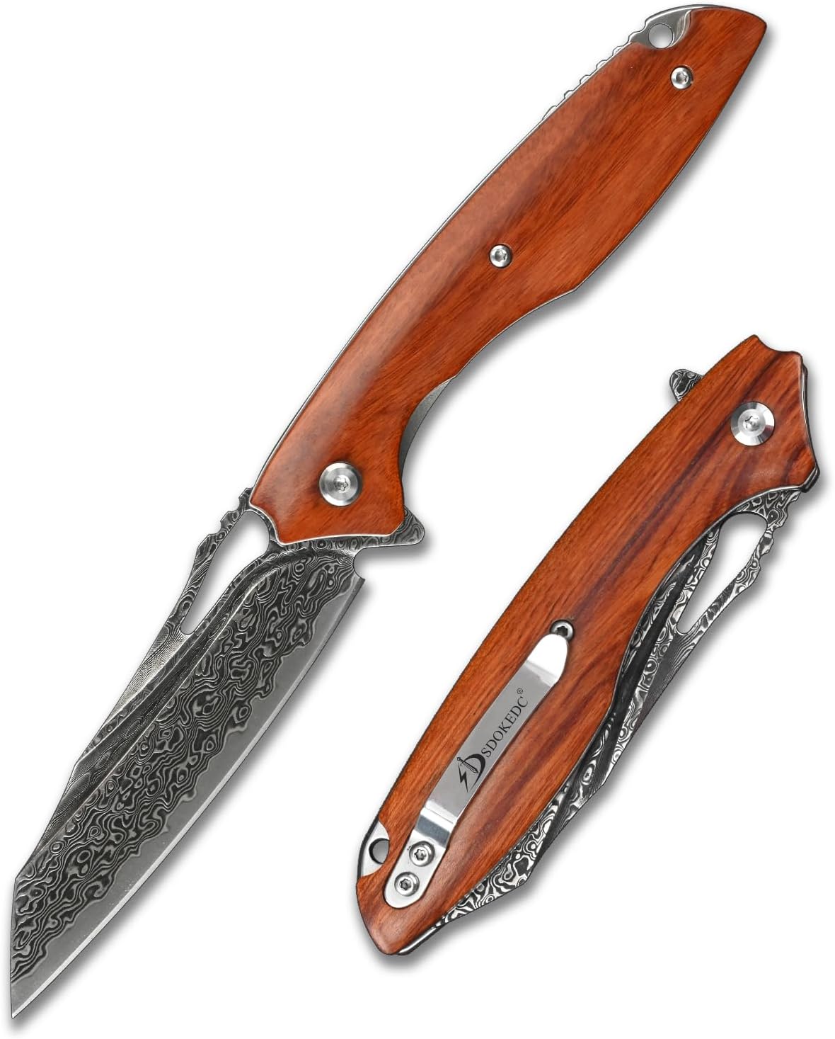 Knives Tactical Damascus Pocket Knife Gifts For Men Flipper Folding knife Hunting Camping Survival Gear Edc tools fishing knifes