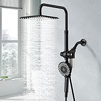 Vista 1 de SINGSUO Filtered Rain Shower Head with Handheld Spray Combo, High Pressure Dual Shower Head with Filter for Hard Water, Modern Magnetix Double