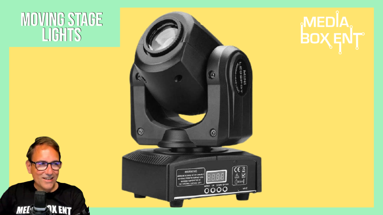 Robotic Stage light for concerts & parties,8 gobos,DMX input