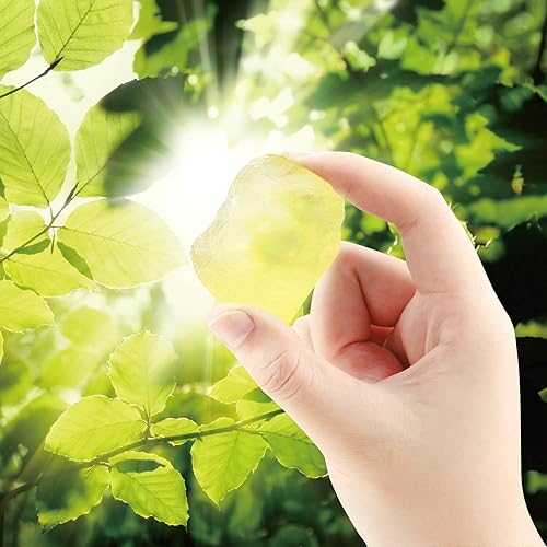 Miniatura 3 de XIANNVXI Cristales de citrino grandes de 2.5 pulgadas, piedras en bruto naturales, piedras preciosas a granel para curación de reiki, envoltura de