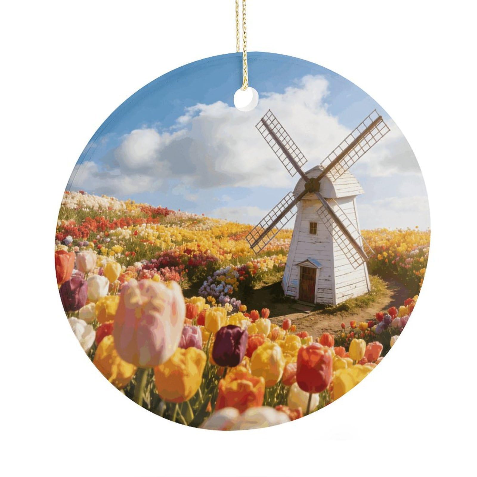 Fodpand Women's Style Palette Ceramic Christmas Ornament,Wall Hanging Decor Windows Hanging Decor Best Friend Birthday Gifts, Friendship Gifts Car Hanging Ornament Gift For Girls, Teachers 2.9 In