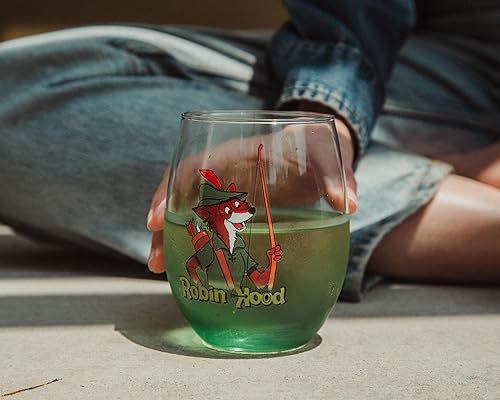 Miniatura 4 de Disney Robin Hood - Vaso de vino sin tallo, para cócteles, capacidad para 20 onzas