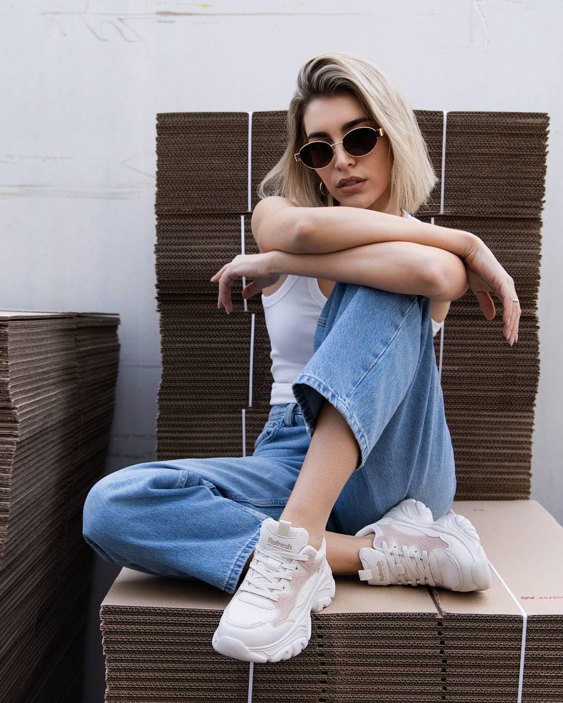REFRESH - Sneakers Kobiety - Wygodne i wszechstronne obuwie – moda casualowa