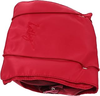 فوميز. شنطة مستحضرات تجميل 4 في 1 من قطعة واحدة منظمة للسفر شنط تنظيم ادوات الزينة مكياج كبيرة قابلة للطي محمولة احمر نايلون