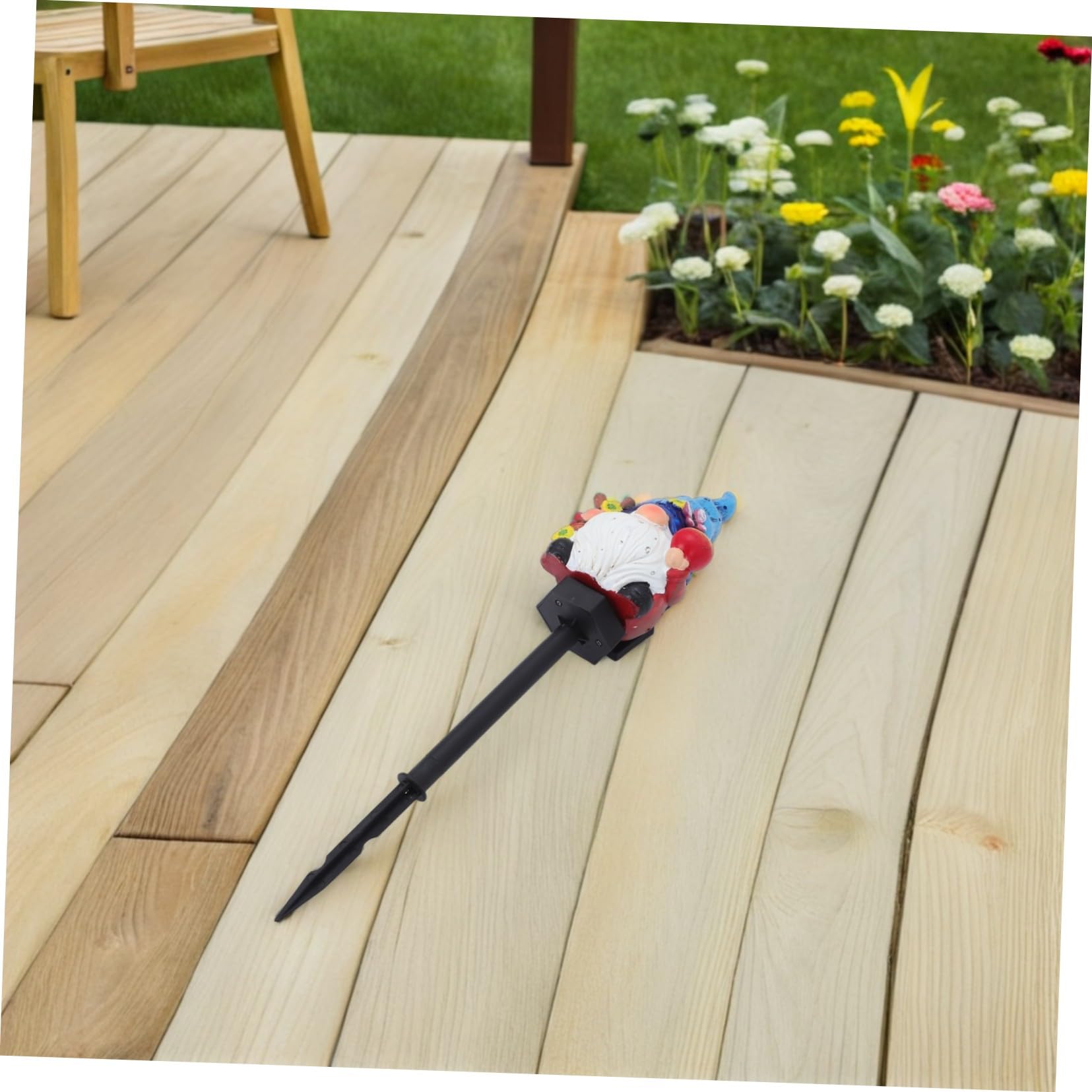 Angoily Luces De Paisaje Enanas Solares Para Jardín Lámpara Estacas De Resina Adorno Decorativo Para Exteriores Luces Led Para Césped y Patio