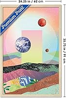Vista 103 de Trends International Abstract Space Wall Poster with Magnetic Frame