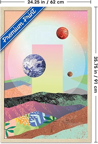 Miniatura 103 de Trends International Abstract Space Wall Poster with Magnetic Frame