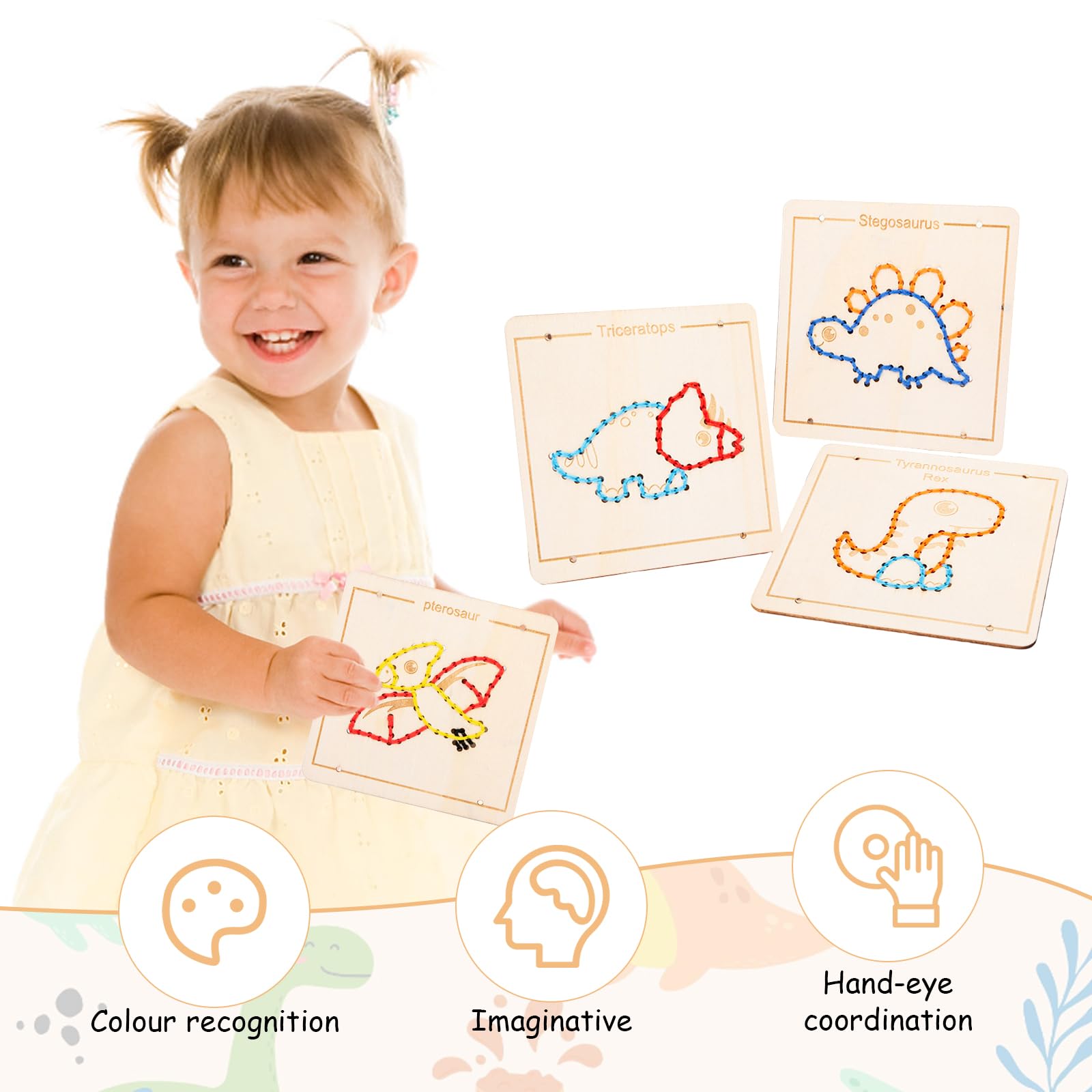 Azenera Kit de Broderie pour Débutants - Apprenez le point de croix et