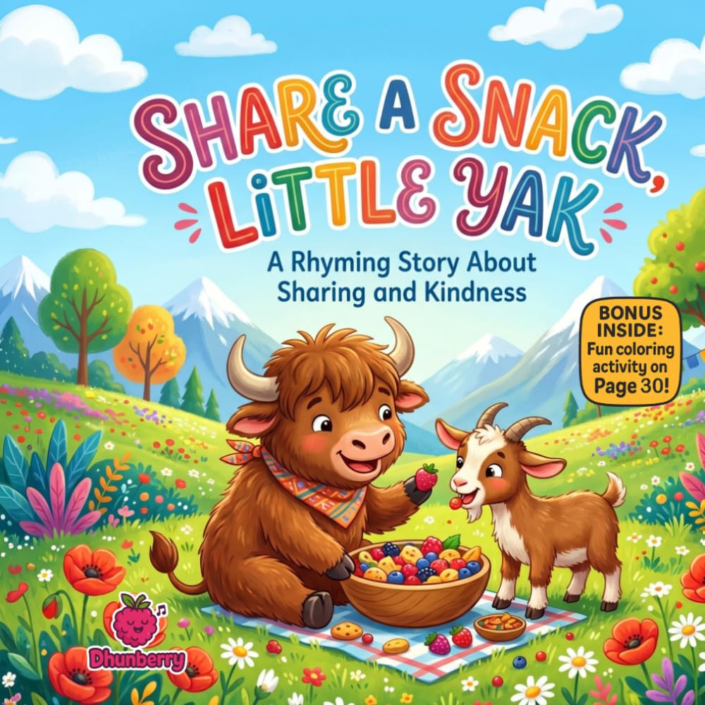 Share a Snack, Little Yak: A Hilarious Rhyming Story About Sharing, Kindness, and Friendship