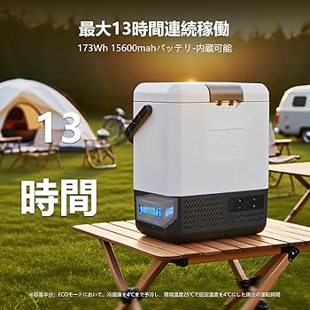 Amazon.co.jp: Alpicool ポータブル冷蔵庫 車載冷蔵庫 車載冷蔵