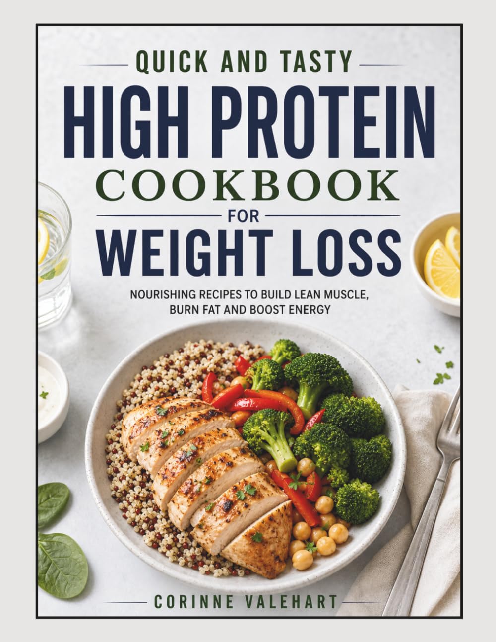 Quick and Tasty High Protein Cookbook for Weight Loss: Nourishing Recipes to Build Lean Muscle, Burn Fat and Boost Energy