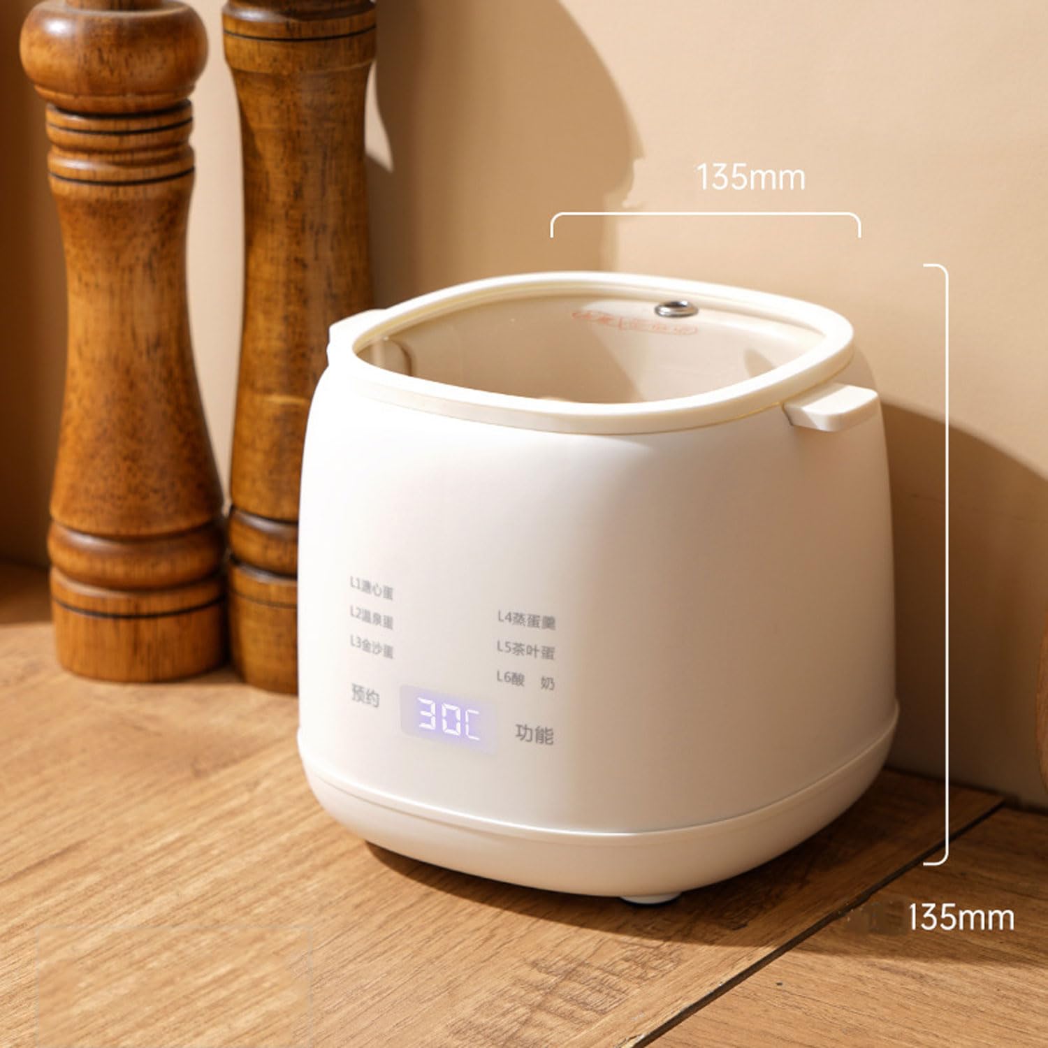 Cuiseur À Œufs Intelligent Automatique, Chaudière À Œufs Multifonctionnelle Avec Minuterie De 12 Heures, Cuiseur À Vapeur Domestique Portable De 300 W Avec Bol À Vapeur Et Support À Œufs Pour Œufs