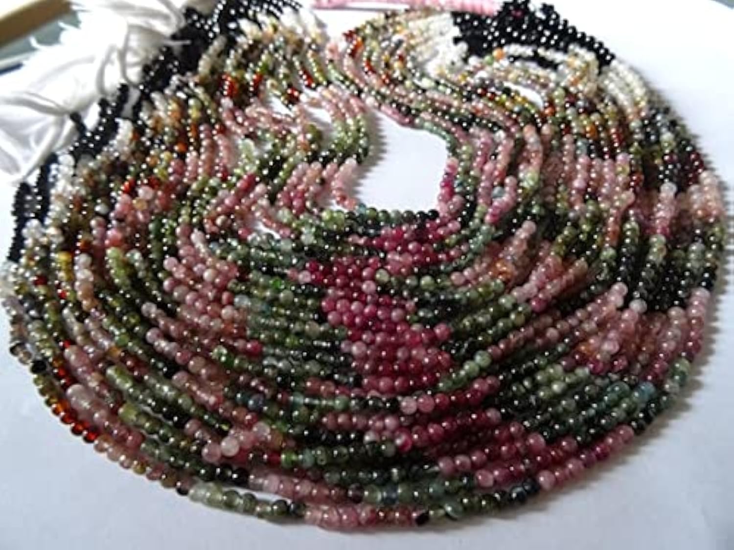 Multi Tourmaline perles 5 mm pour créer vos bijoux du quotidien