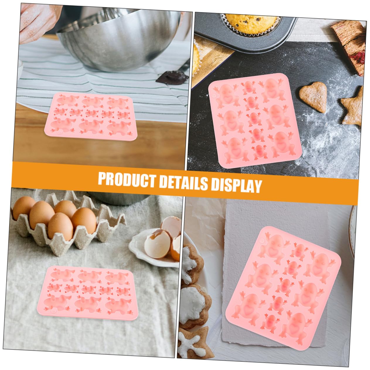 SEWACC 10pièces Moule Pour Et Chocolat Forme De Pour Pâtisserie Et Décoration De Gâteaux Facile à Nettoyer Utiliser