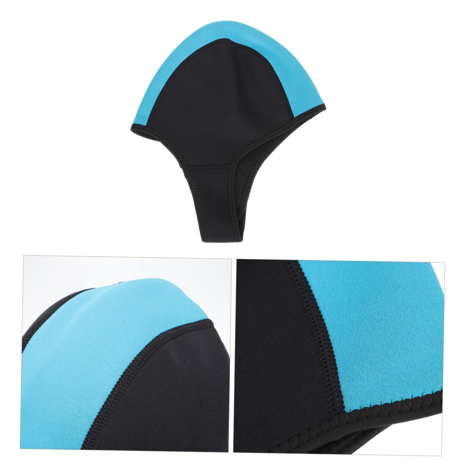 SUPVOX 3piezas Gorro De Natación De Goma para Buceo Capucha y Térmica para Invierno y Actividades Acuáticas Al Aire Unisex y Único