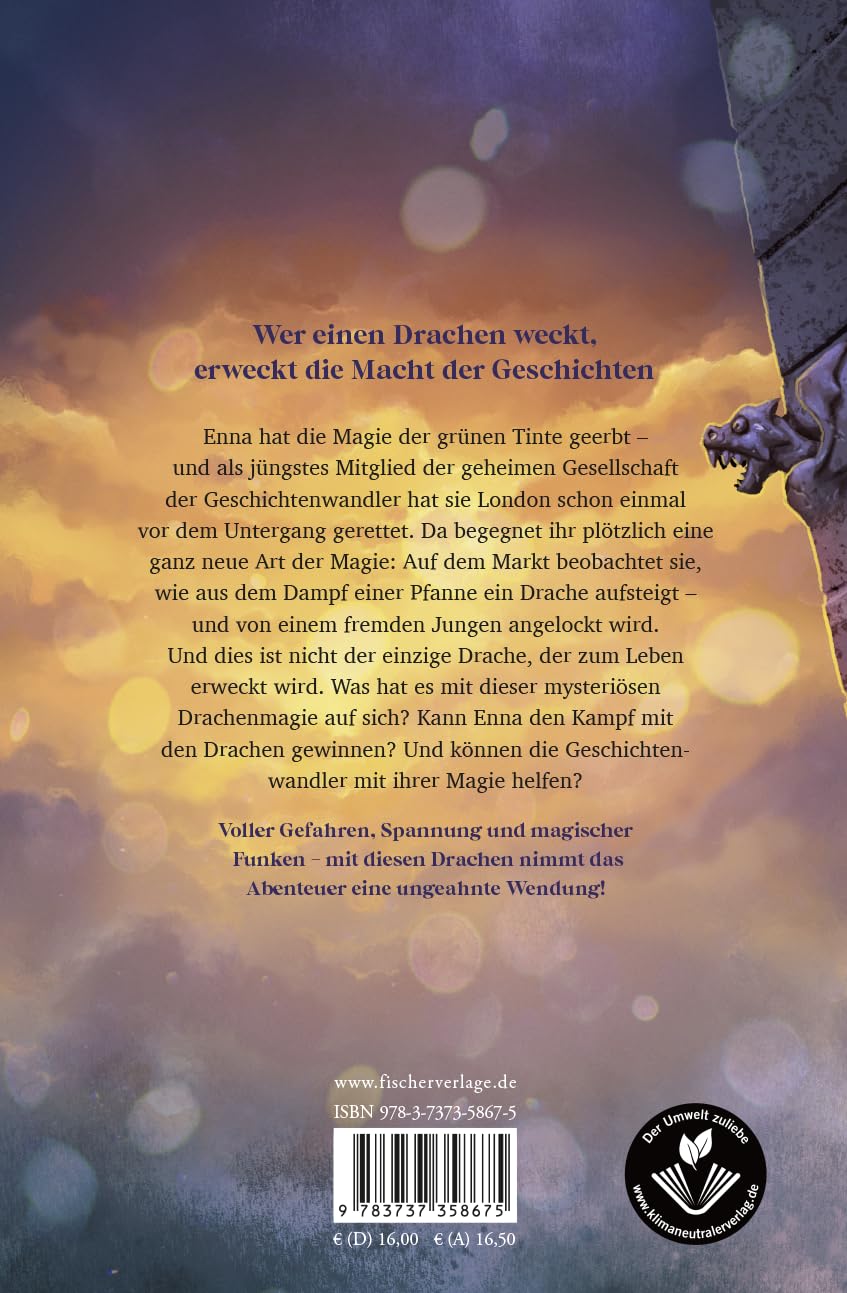 Die Geschichtenwandler - Steinerne Drachen: Fantasy-Kinderbuch für Mädchen und Jungen ab 11 Jahre │ magische Abenteuergeschichte über die Macht der Bücher (Band 2)