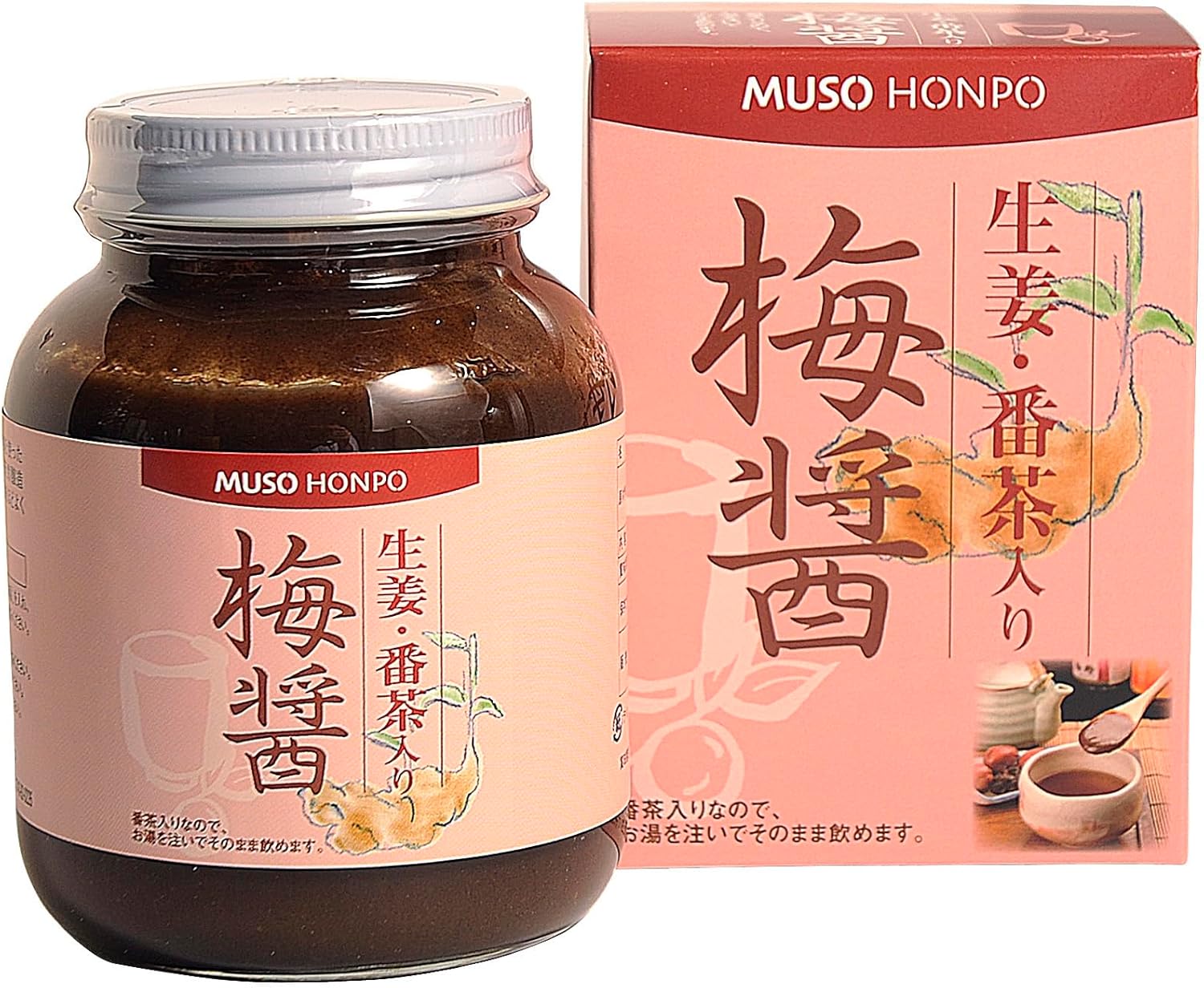 スティックタイプと同じくムソー(ムソー 無双本舗 生姜・番茶入り梅醤 250g)