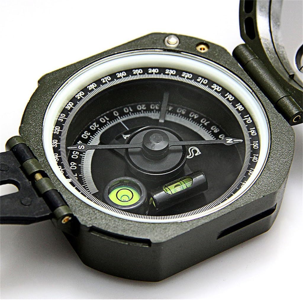 Outdoor Professional Geological Compass Instrument Multi-Functional North Needle Clamshell