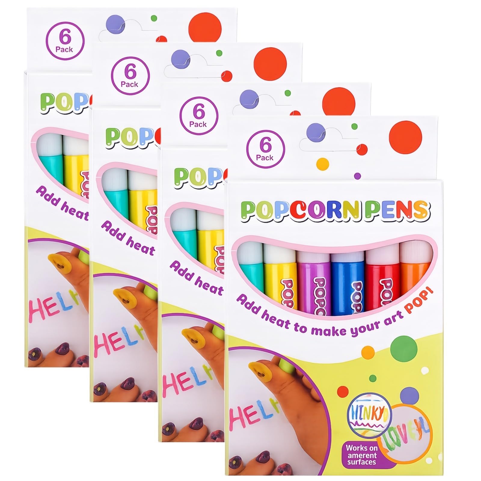 Popcorn Pens 3D-Pop-Corn-Stifte, magisch, lustiger Kugelschreiber