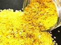 The Design Cart Bright Yellow Center Hole Circular Sequins (4 mm) (Pack of 100 Grams) for Embroidery, Art and Craft