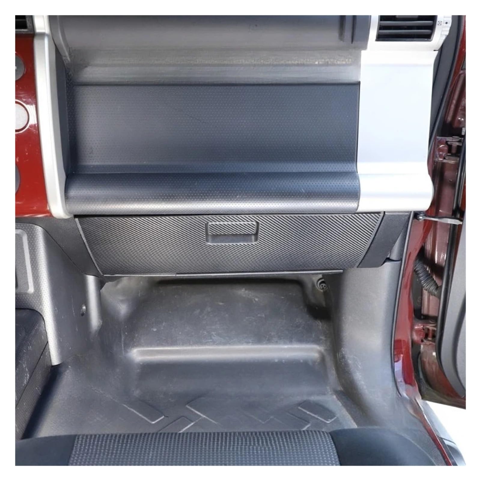 Generico Compatibile con Toyota FJ Cruiser 2007-2021 vano portaoggetti for Auto in Fibra di Carbonio Adesivo Protezione Adesivo in Vinile Accessori Auto