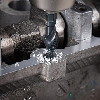 THINKWORK 3-in-1 Metric Combination Drill Tap & Tap Bit Set