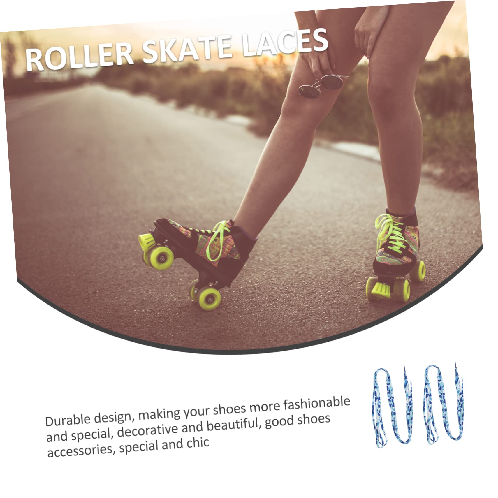 BESTYASH lacets de skate lacets de baskets de patins de bottes rouges roses chaussures couleur plats de couleur universels polyester