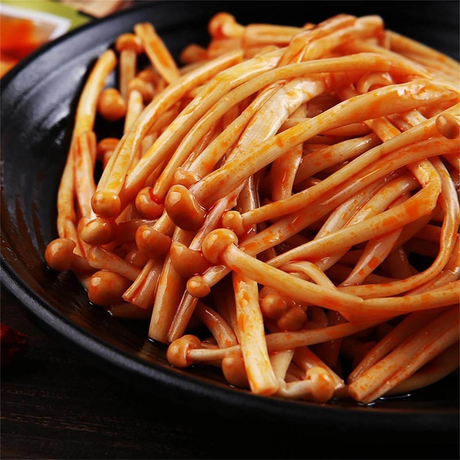 Würzige Flammulina velutipes Würzige Streifen Gemüsesnacks Leckere Snacks Chinesische Spezialitäten Würzgerichte Praktische Pickles Essensgeschenke 60 g * 3 Würziger Geschmack