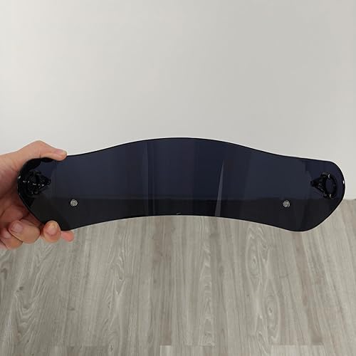 Miniatura 10 de KMAN Protector de visera de casco de motocicleta para AGV K3SVK5 K1 K5S protector solar Capacetes lente Cascos Accesorios (Revo azul transparente)