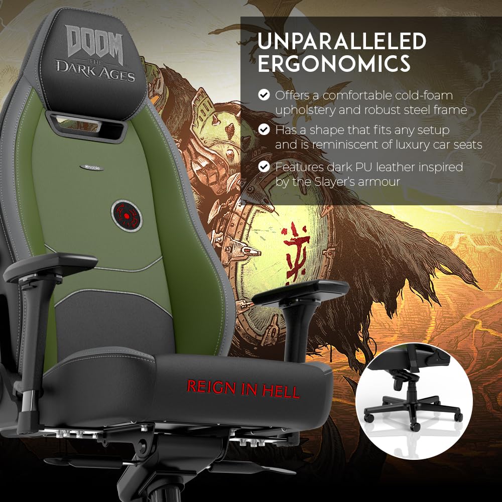 noblechairs LEGEND Gaming Stuhl - DOOM The Dark Ages Edition