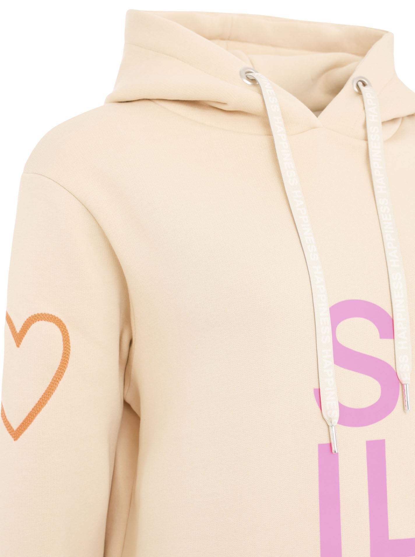 Zwillingsherz Damen Hoodie mit Kapuze – Kuscheliger Oversize Kapuzenpullover – Weicher Sweatshirt Pullover für Frauen Aufdruck – Stylischer Look für Frühling, Herbst & Winter – Loungewear Mode Smile