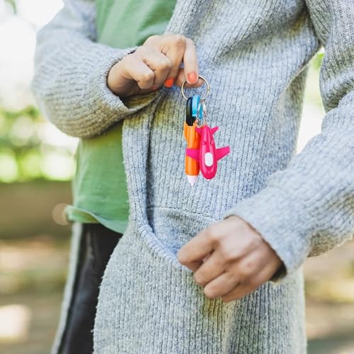 Miniatura 6 de 48 mini linternas de helicóptero, llavero de cohete, linternas de avión LED, mini linternas a granel llavero linternas para niños, mini linternas