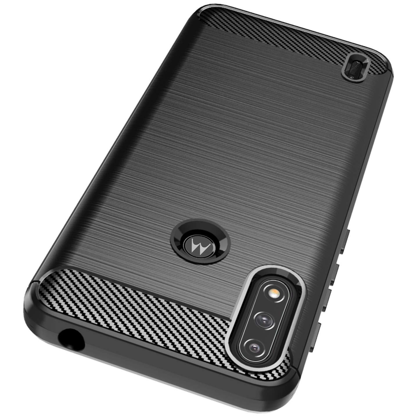 Newlike Silicone Premium Tough Texture Rugged Zebra Solid Shock Proof Slim Armor Back Cover for Motorola Moto E7 Power (Black) (B08YJZRKFJ) Amazon Price History, Amazon Price Tracker