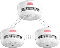 X-Sense XS01-WR Vezeték Nélküli Hálózatba Köthető Füstérzékelő - 3 db-os Szett, 85 dB, 10 Éves Élettartam, Cserélhető Elem, Fehér 1