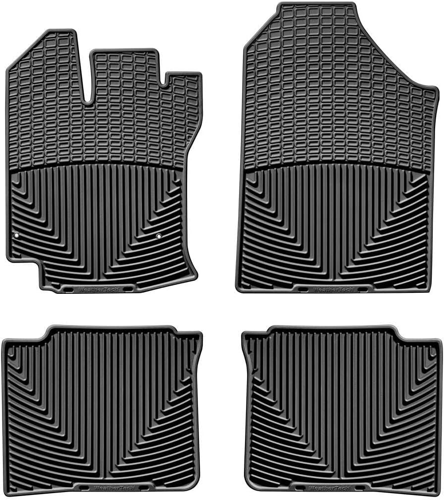 WeatherTech All-Weather Floor Mats for Toyota Venza 1st & 2nd Row (WTCB128129), Black