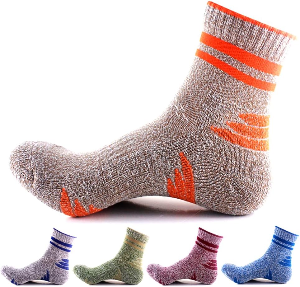 Neacom Mens Athletic Socks Crew For Running No Show Ankle Comfortable Socks 5 Pairs