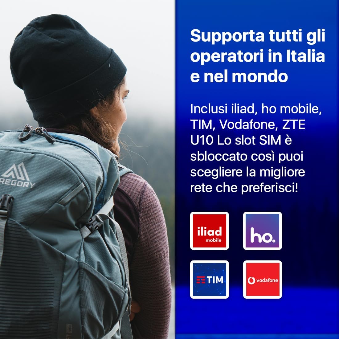 ZTE U10 supporting various mobile operators