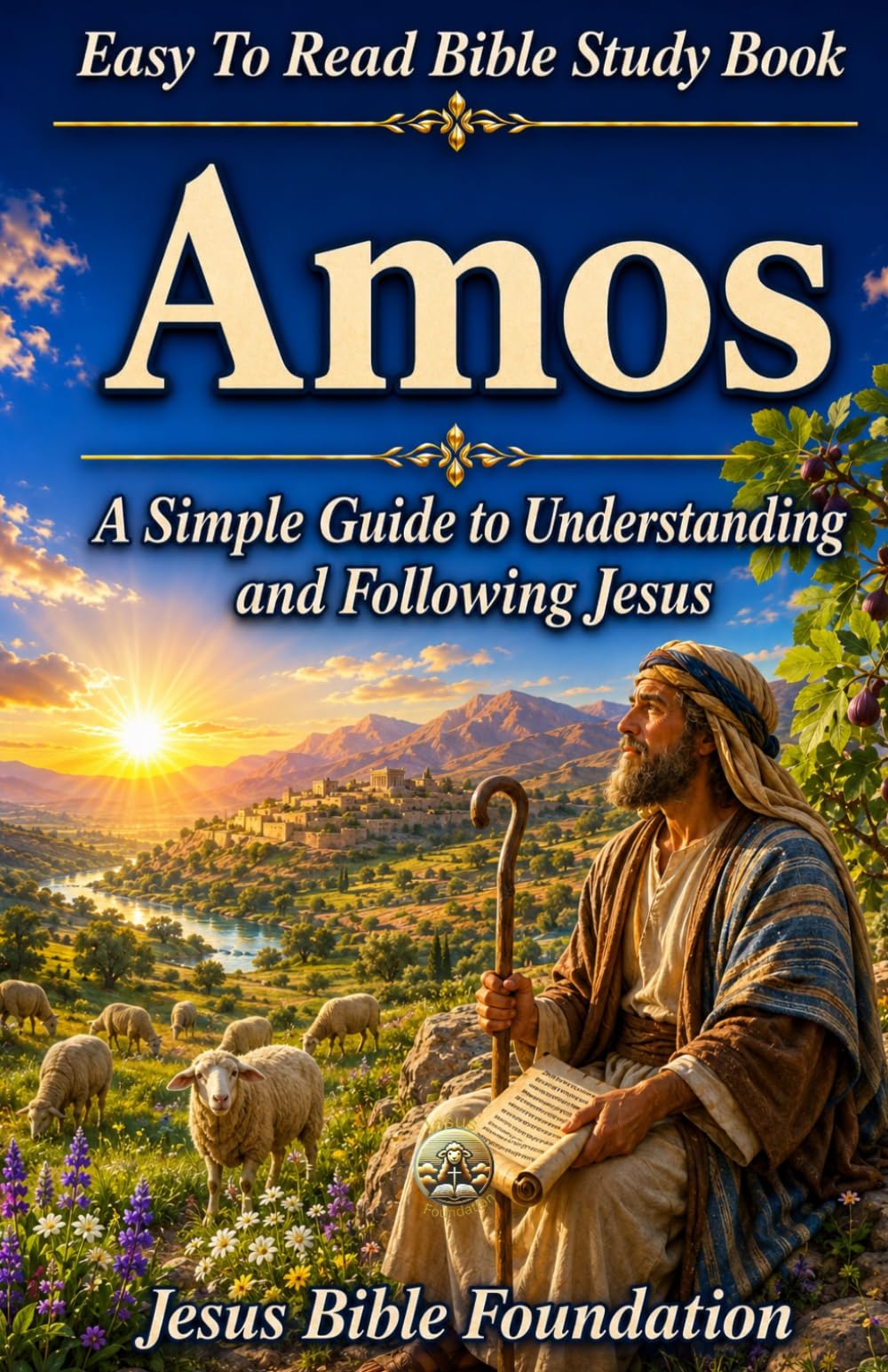 Easy to Read Bible Study Book Amos: A Simple Guide to Understanding and Following Jesus