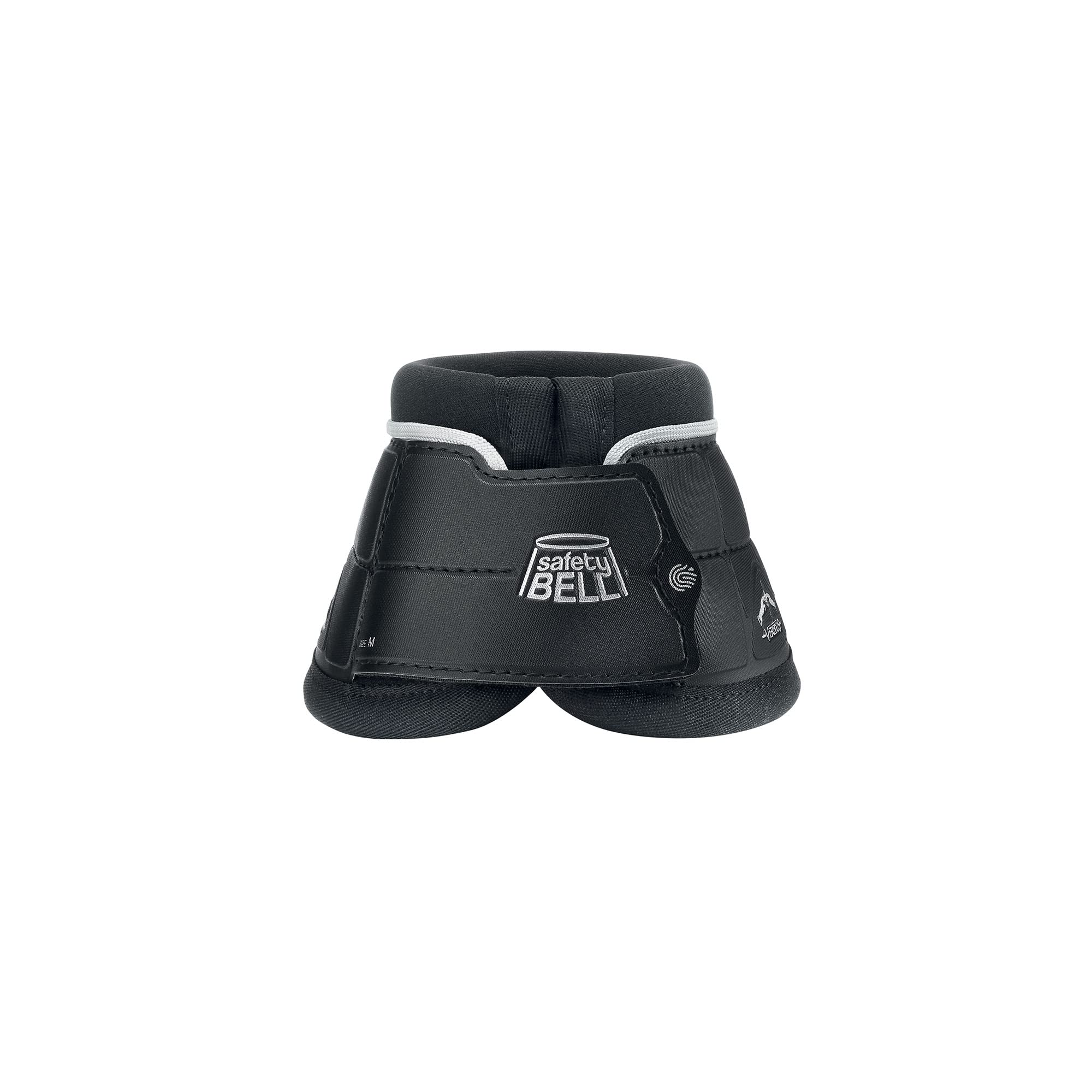 Veredus, Paraglomo per cavalli Safety Bell in neoprene, ideale per tutte le fasi del lavoro - colore nero, Taglia M