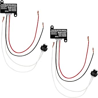 Photoelectric Switch 120V-277VAC Light Photocell Sensor Control Automatic On/Off Photoelectric Switch Sensor For Lighting Fixtures