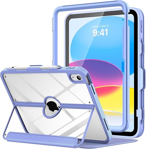 Miniatura 27 de MoKo Funda para iPad de 11 pulgadas (A16) de 11ª generación 2025/iPad de 10ª generación con soporte para lápices 2022 de 10.9 pulgadas, protector