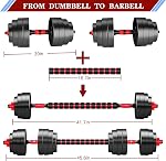 Dumbbells Weight Set for home gym dumbellsgym set haltere et poids Exercise & Fitness Dumbbell free dumble adjustable as a barbell pair 3 in 1 neoprene bars for men and women Training Equipment