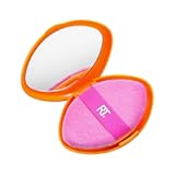 Miracle 2-In-1 Powder Puff + Travel Case, Dual-Sided Makeup Blending Puff, Elastic Band, Precision Makeup Sponge & Powder Puff, For Liquid, Cream & Powders, Travel Case, 2 Count