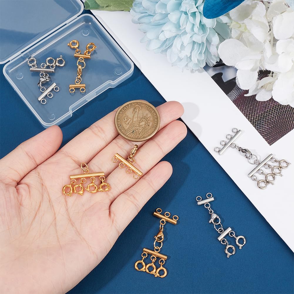 UNICRAFTALE 20Pcs Ciondoli con Sfera Rotonda Dorata 304 Ciondoli con