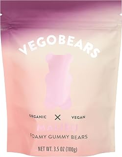 V.egobears Gummy Bear Cherry Raspberry 3.5 oz (Pack of 10)