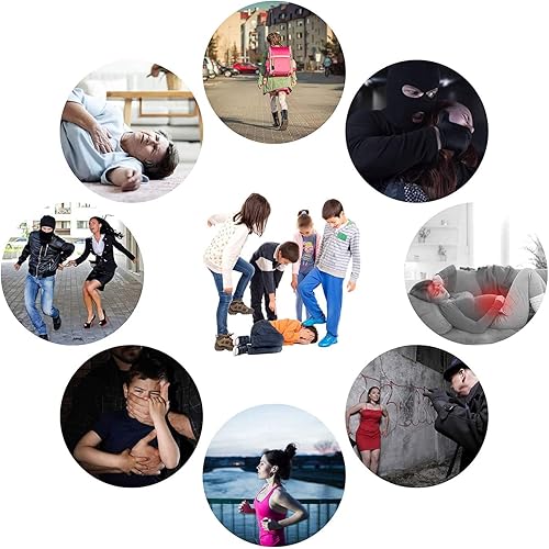 Miniatura 7 de Safesound - Canción de sirena de alarma personal, 1 unidad, llavero de alarma de autodefensa de 130 dB con linterna LED de emergencia, dispositivos