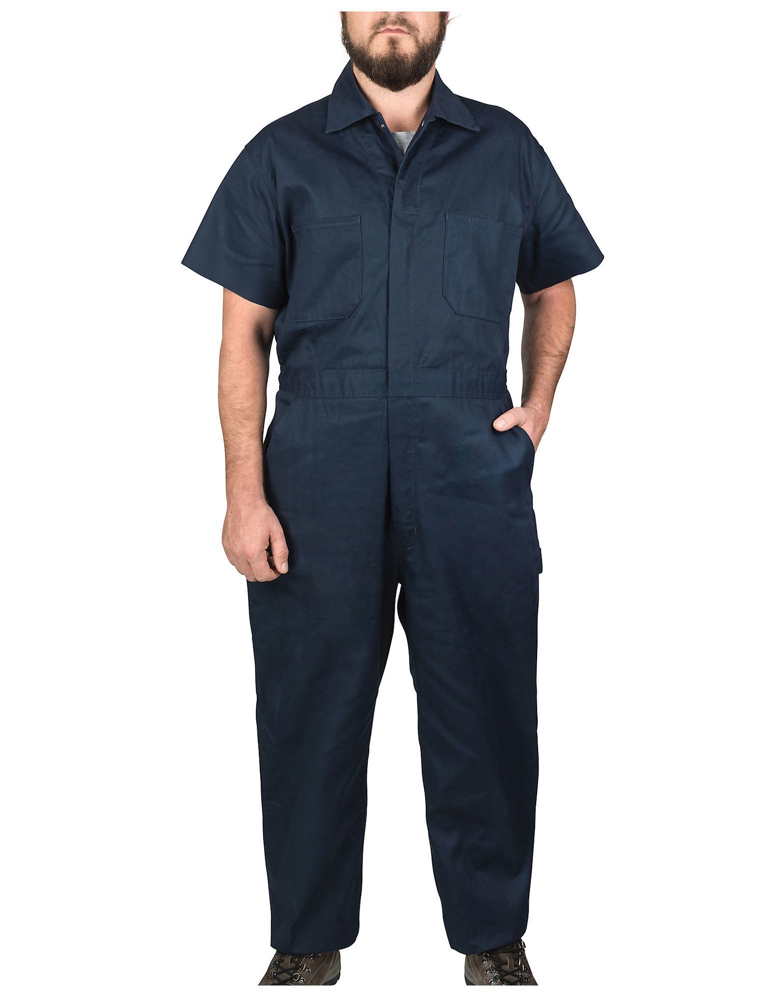 MixStuff Men's Navy Half Sleeve XX-Large Coverall (Boiler Suit and Dungaree)-picture-53