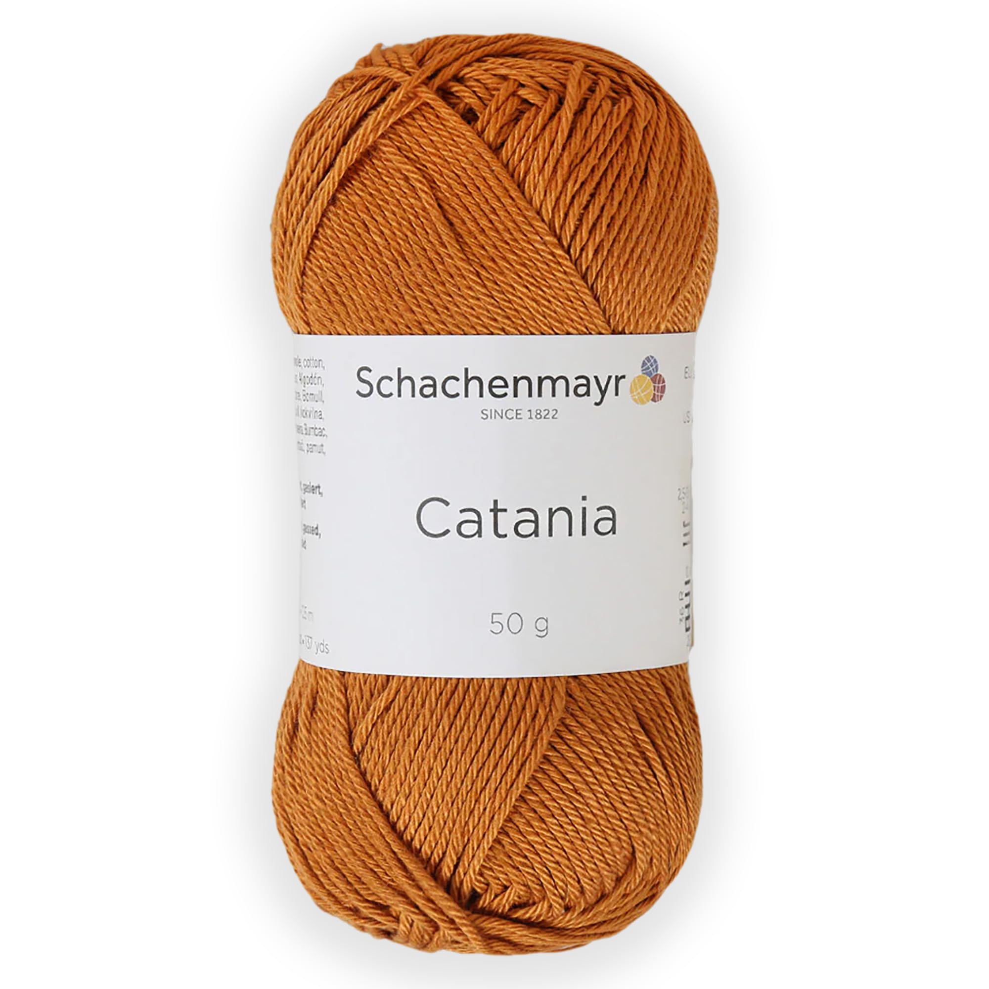 1 Skein/Pack Schachenmayr (SMC) Catania Originals Yarn, Each Ball 1.76 Oz (50gr) / 136 Yards (125 m), 100% Mercerized Cotton for Knitting and Crochet