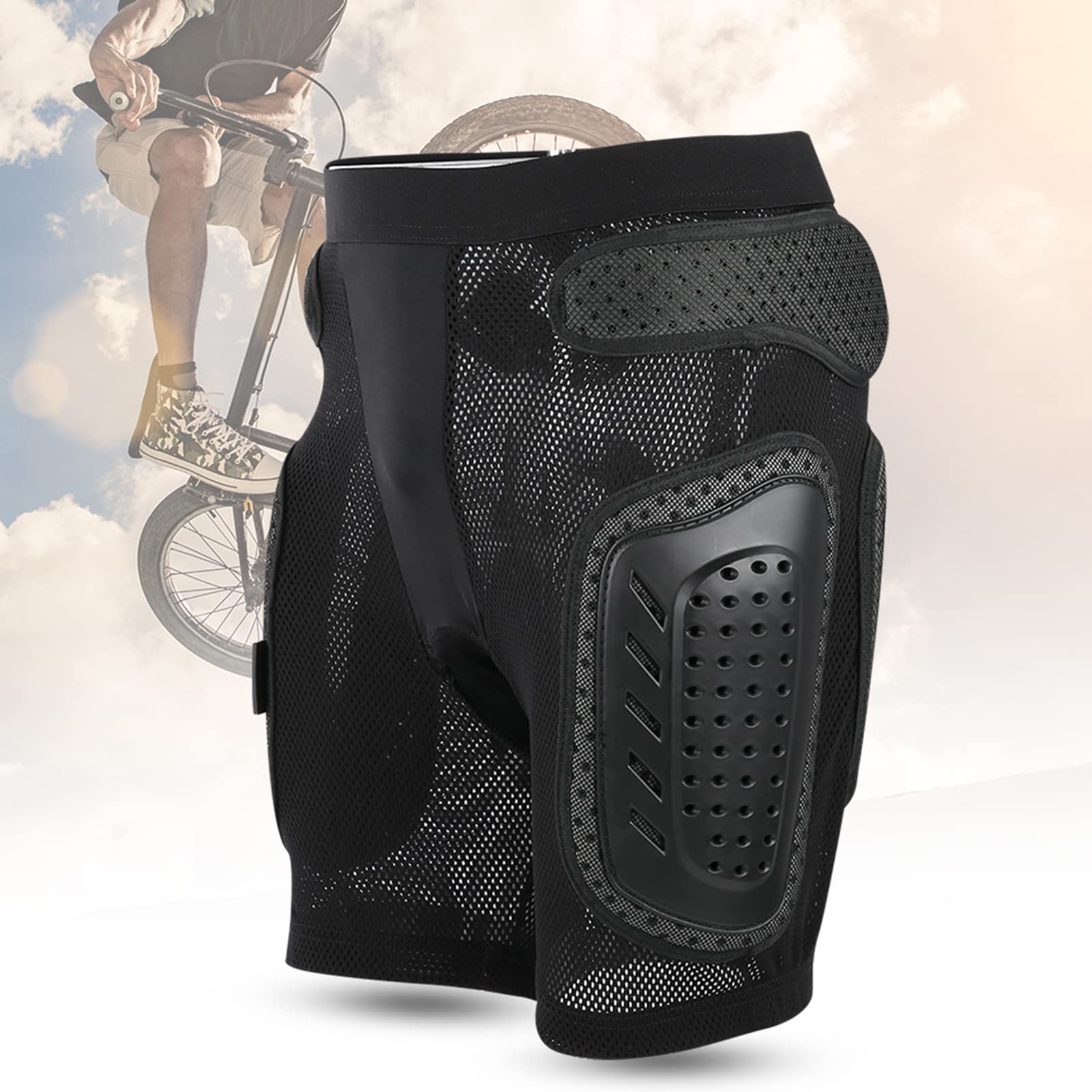 PerGar Protección de Cadera para Ciclismo, Pantalones de Protección con Almohadilla de Cadera para Ciclismo Deportivo Multifunción, Equipo de Protección para