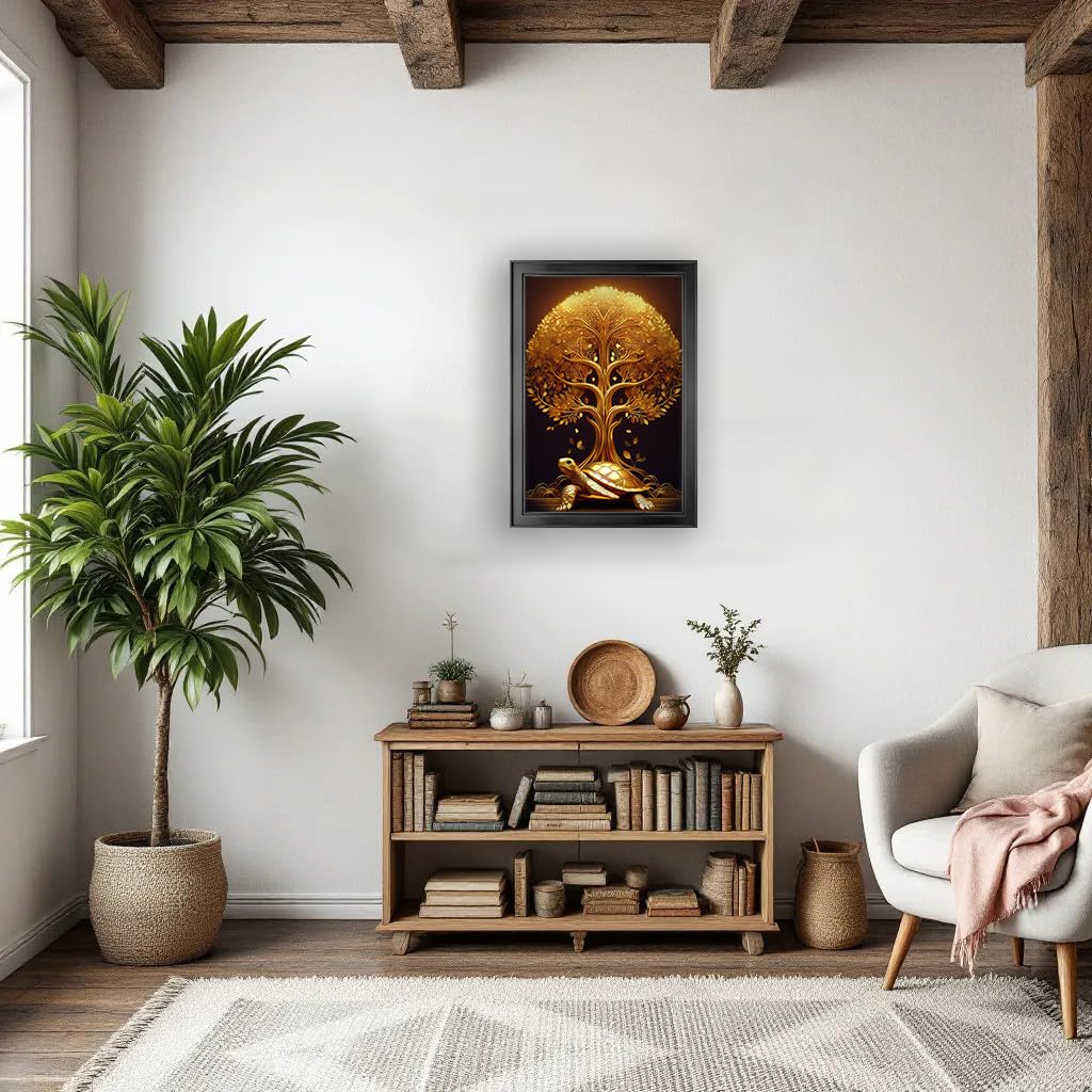 Vastu Money Tree Wall Painting - Bring Good Fortune -7